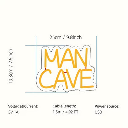 Neon Man Cave Light Sign
