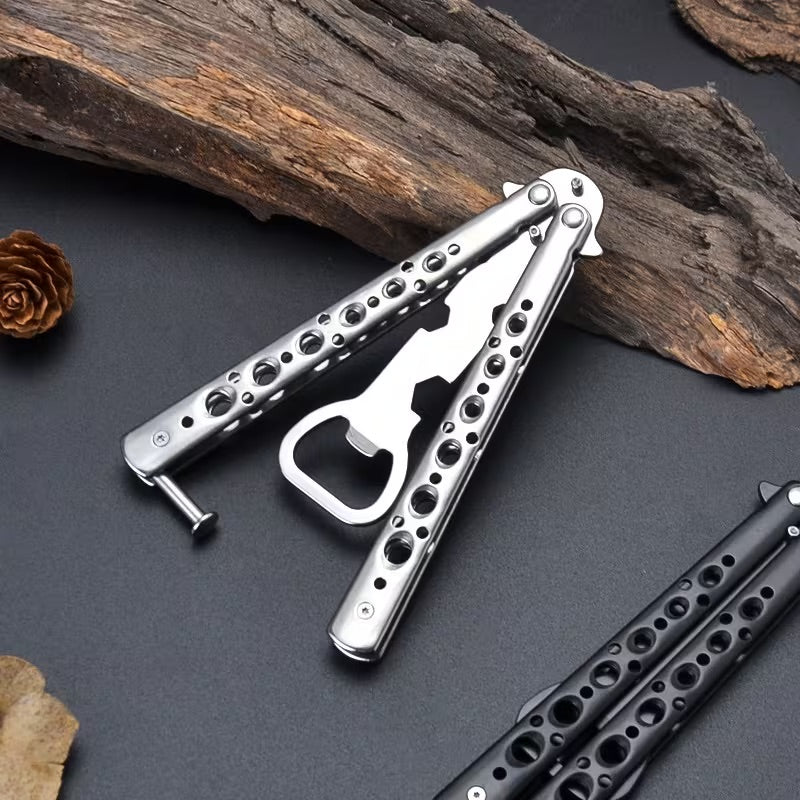 Butterfly Knife Bottle Opener