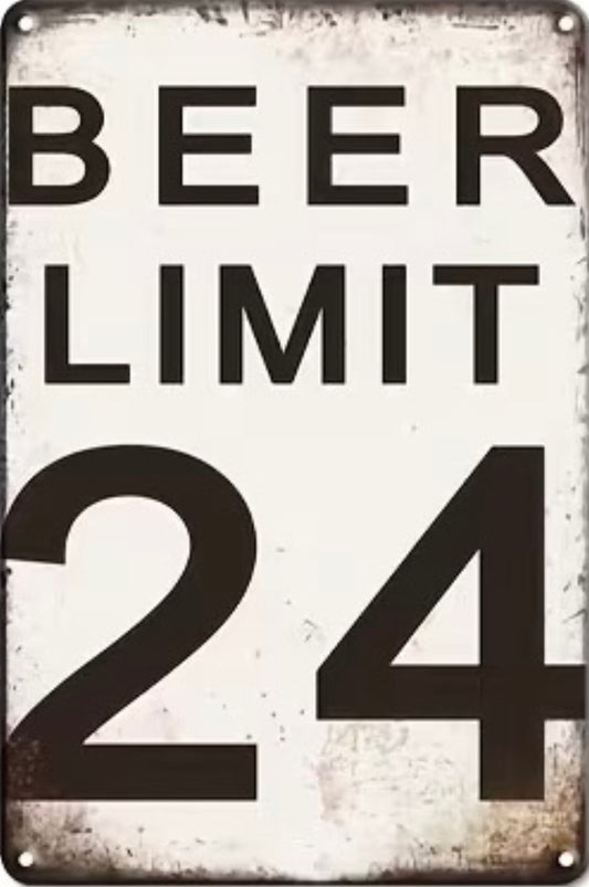 Beer Limit Sign