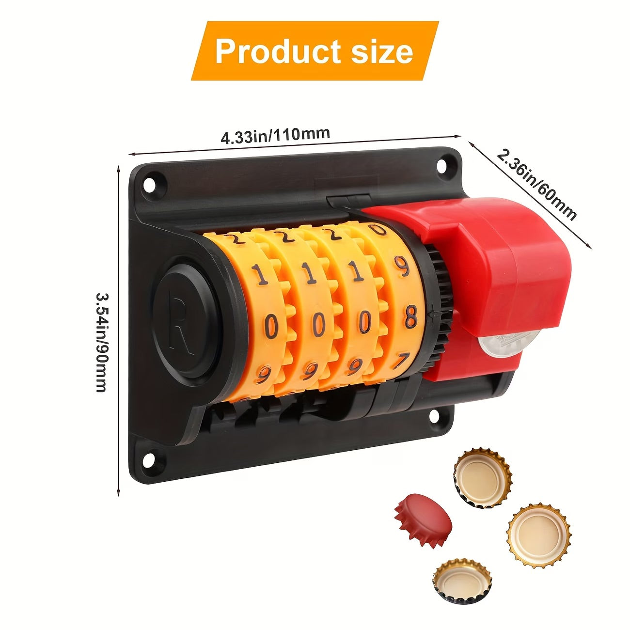 Cap Counter Bottle Opener
